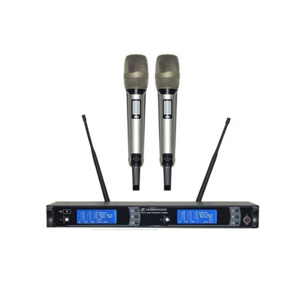 Rent Sennheiser Dual Channel Handheld Wireless Microphone Setup - SKM9000 rental package in Sri Lanka - Sounds from Rentitem.lk