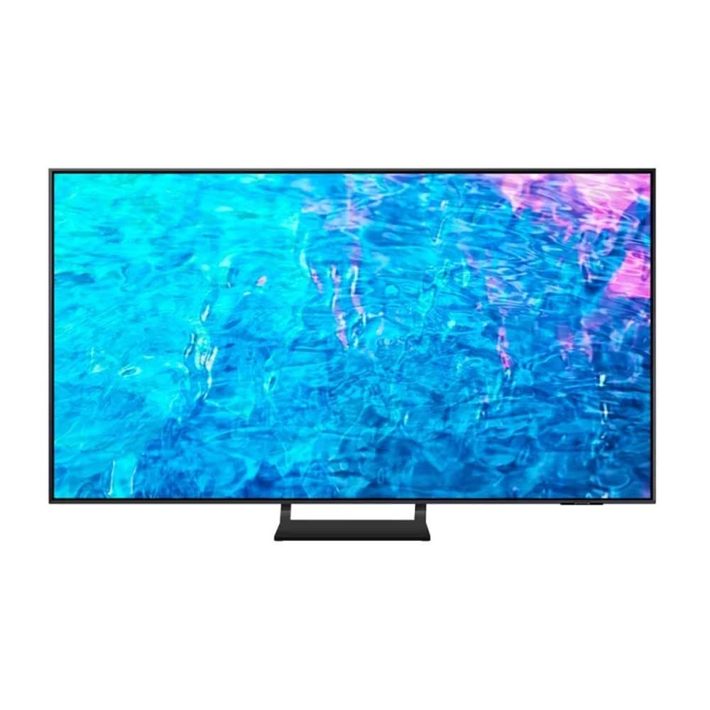 Rent the 85 Inch 4K Android Smart TV Screen Setup in Sri Lanka, on a heavy-duty rolling stand, from Rentitem.lk - thumbnail 2