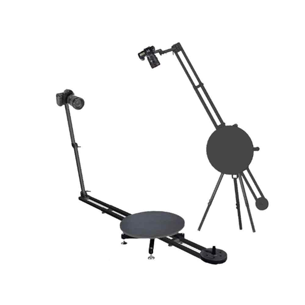 Rent 360 Photo Booth 2 in 1 Horizontal Vertical Stand Photography Panoramic Rotating Turntable in Sri Lanka - Videography from Rentitem.lk - thumbnail 2