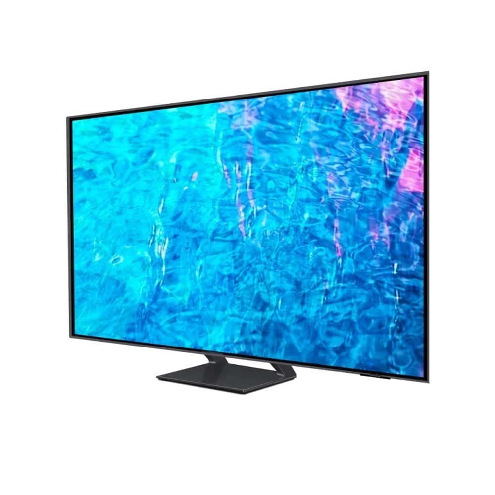 Rent the 85 Inch 4K Android Smart TV Screen Setup in Sri Lanka, on a heavy-duty rolling stand, from Rentitem.lk - thumbnail 3