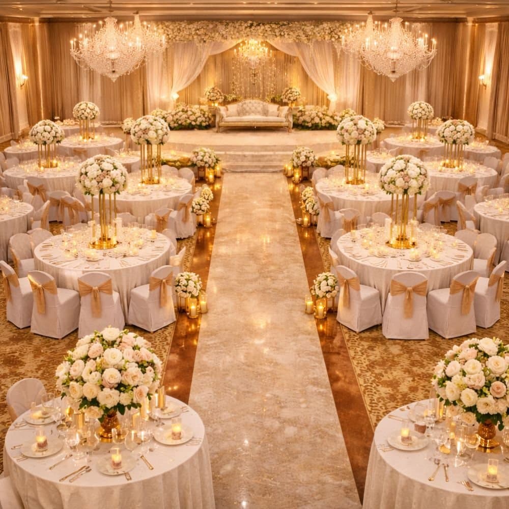 Wedding Hall Full Decoration event decoration in Sri Lanka - Rentitem.lk - thumbnail 2