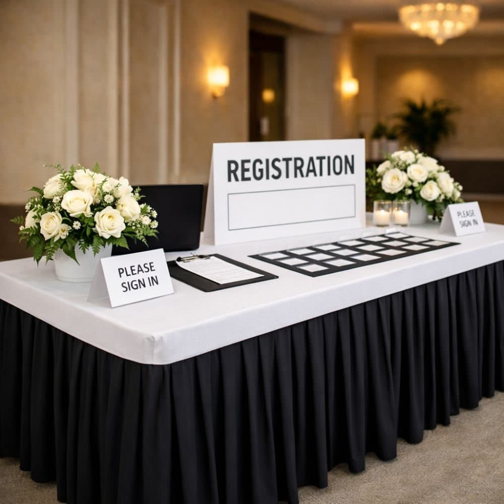 Registration Table Decoration event decoration in Sri Lanka - Rentitem.lk - thumbnail 4