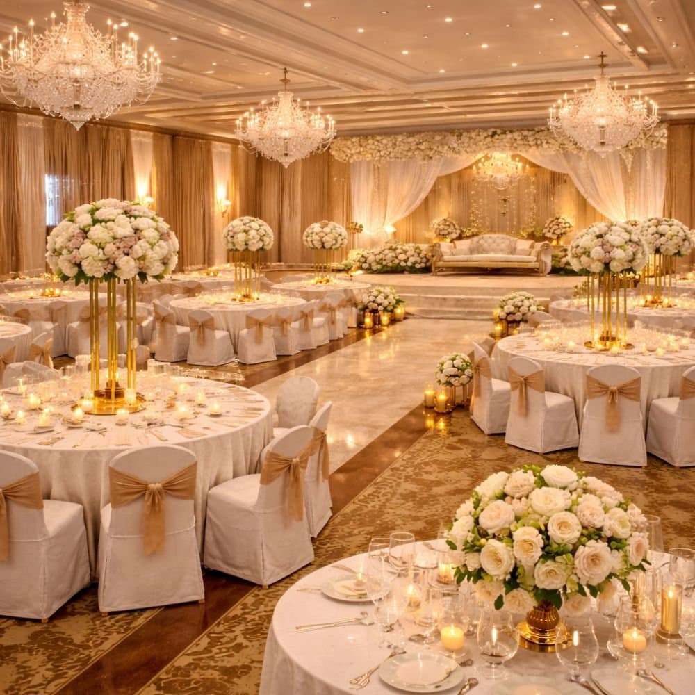 Wedding Hall Full Decoration event decoration in Sri Lanka - Rentitem.lk - thumbnail 4