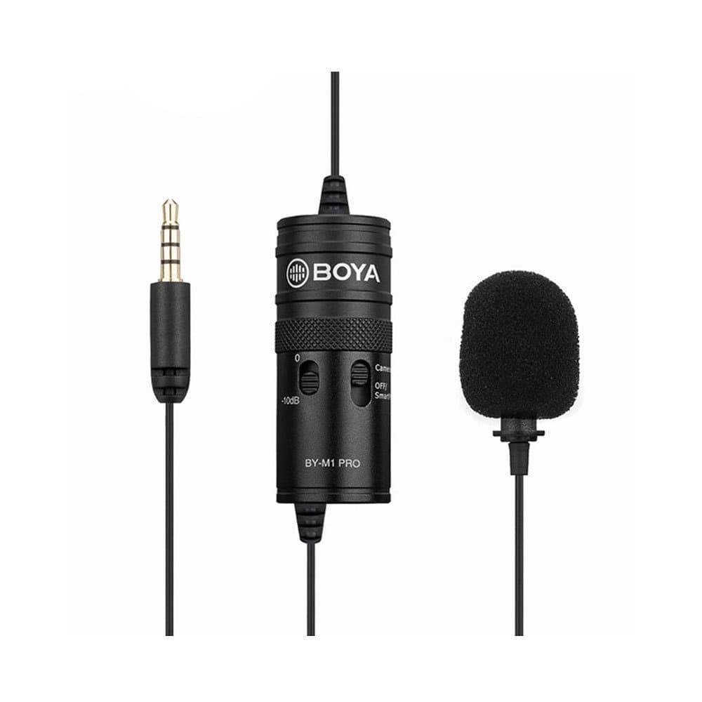 Rent the BOYA BY-M1 Pro clip-on lavalier microphone in Colombo from Rentitem.lk
