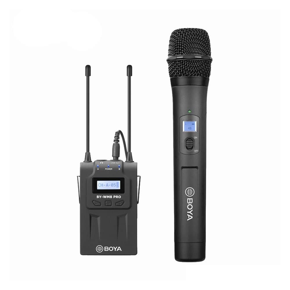 Rent BOYA BY-WM8 Pro-K3 UHF wireless handheld microphone with receiver in Colombo, Sri Lanka from Rentitem.lk