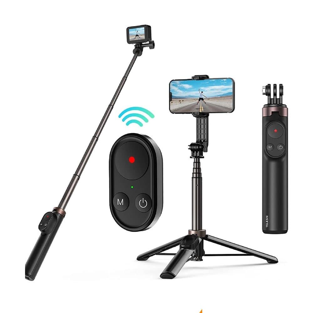 Rent the TELESIN 4-in-1 floating selfie stick, hand grip and tripod for GoPro in Colombo, Sri Lanka