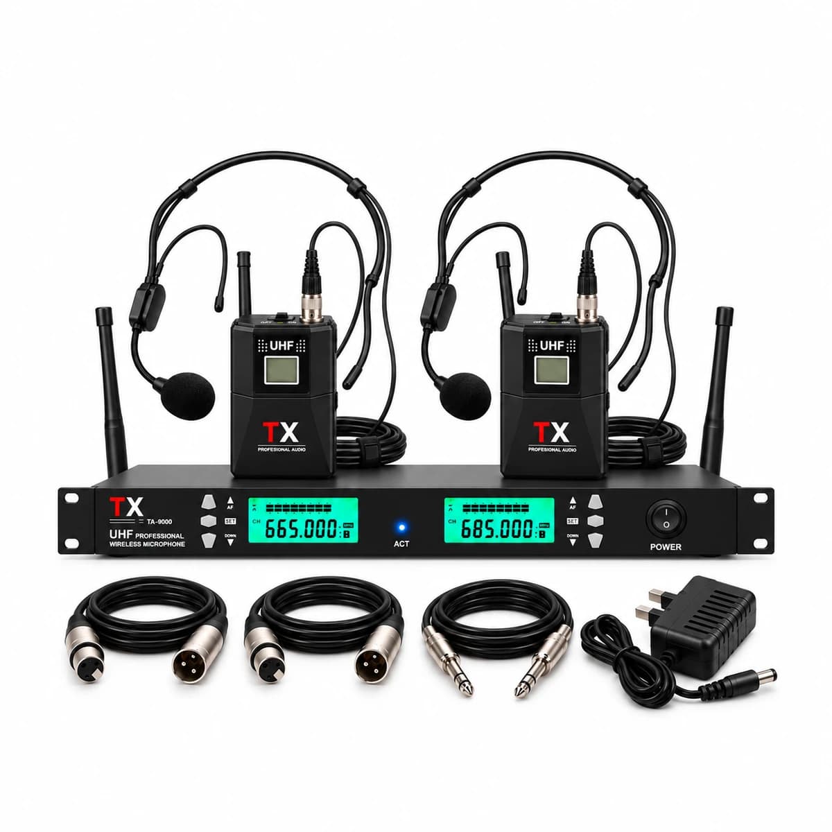 TX Dual Head Microphone System for rent — Rentitem.lk