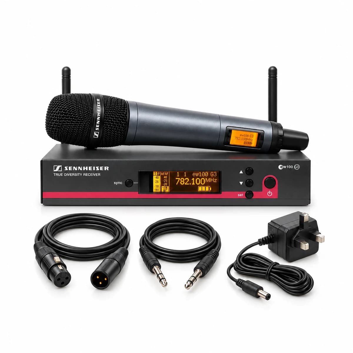 Rent Sennheiser EW100 G3 Wireless Handheald Microphone Setup rental package in Sri Lanka - Sounds from Rentitem.lk