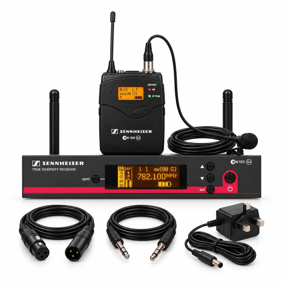 Rent Sennheiser EW100 G3 Wireless Clip-on Microphone Setup rental package in Sri Lanka - Sounds from Rentitem.lk