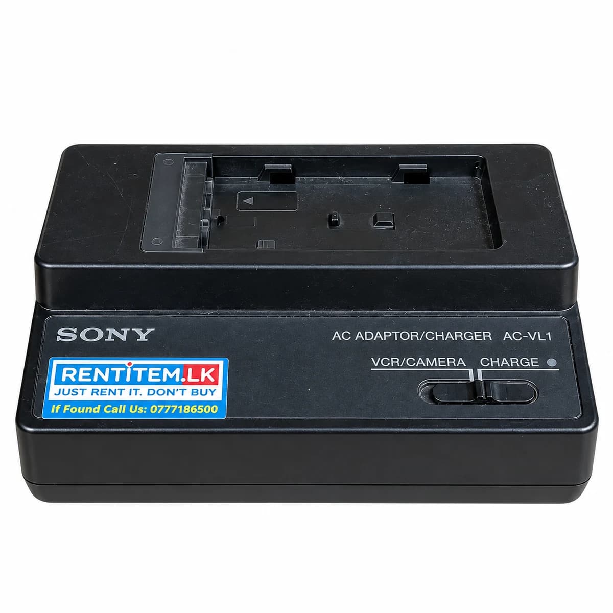 Rent a Sony single-bay NP-F battery charger (BC-V615) in Colombo from Rentitem.lk