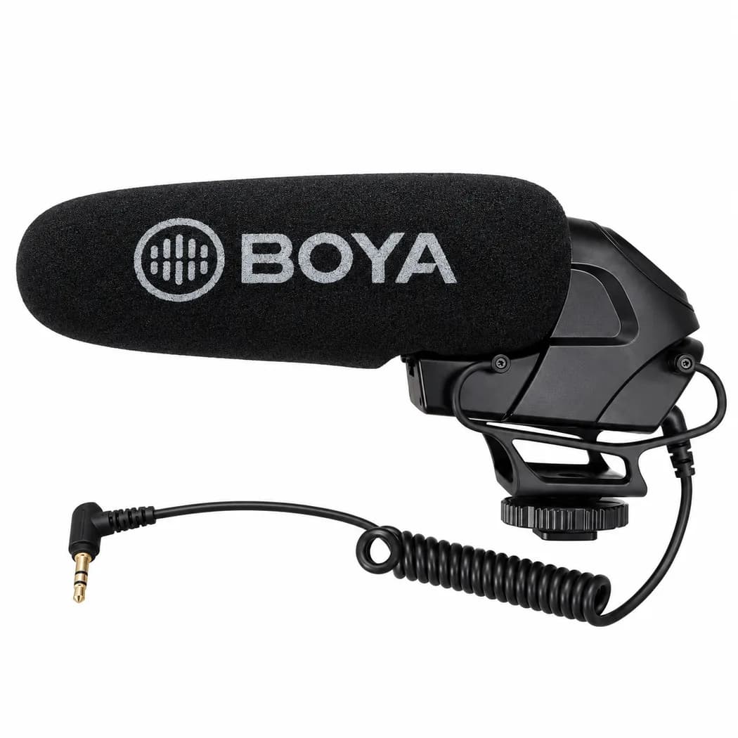 Rent the BOYA BY-BM3030 on-camera shotgun microphone in Colombo from Rentitem.lk