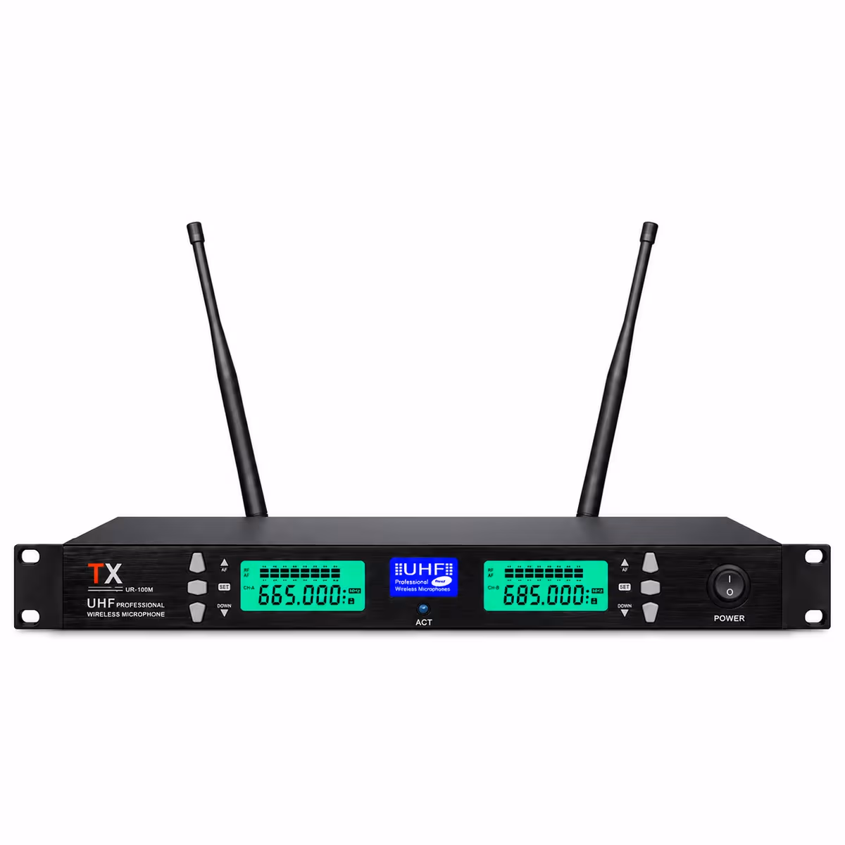 TX Dual Channel Wireless Mic Receiver for rent — Rentitem.lk