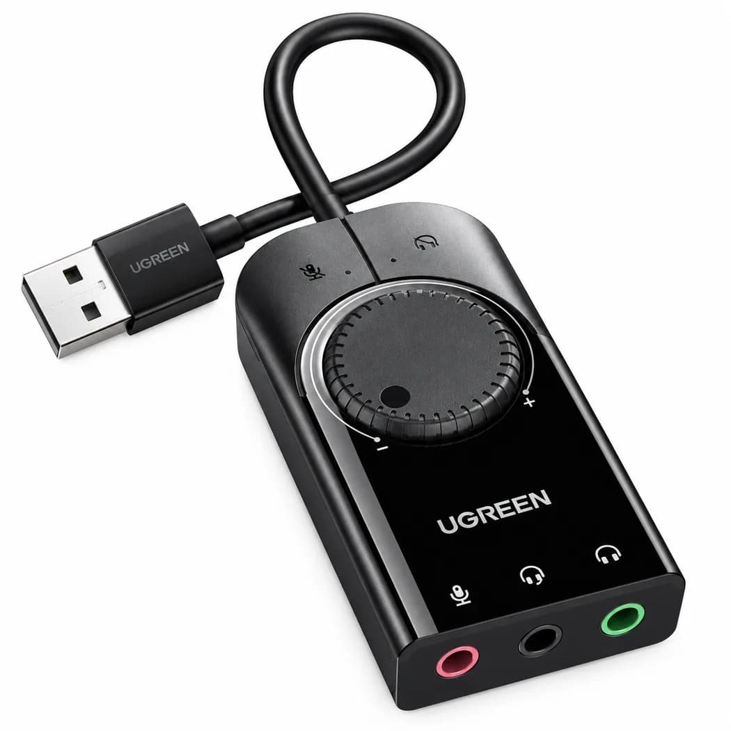Rent a UGREEN USB sound card cable adapter in Colombo from Rentitem.lk