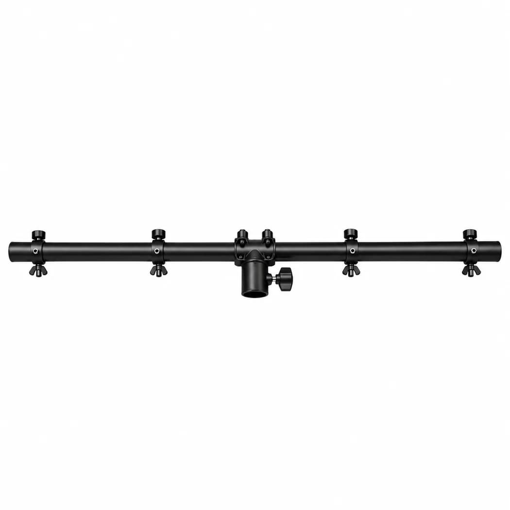 Rent a black DJ T-Bar lighting tripod stand in Colombo from Rentitem.lk