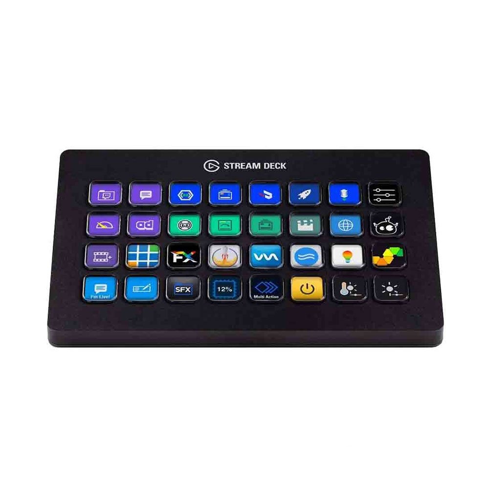 Rent the Elgato Stream Deck XL 32-key LCD control surface in Colombo from Rentitem.lk
