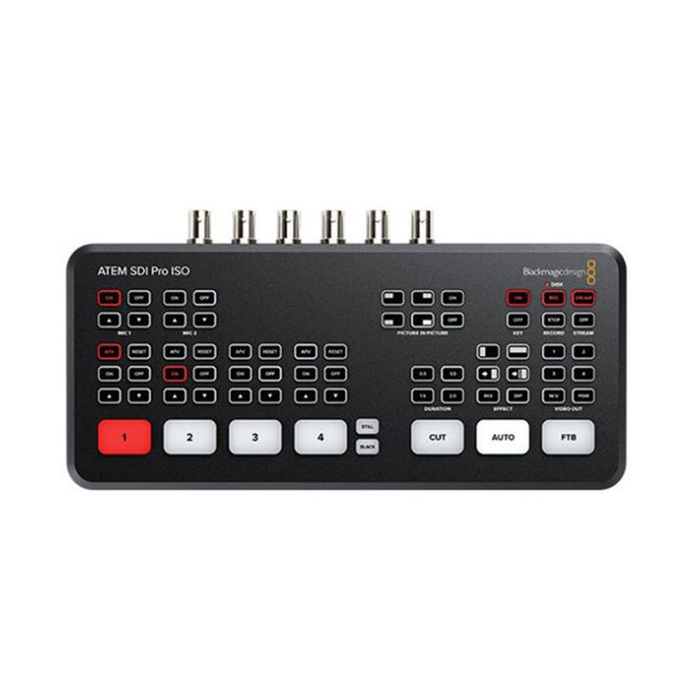Rent Blackmagic Design ATEM SDI Pro ISO 4-channel live production switcher in Colombo, Sri Lanka from Rentitem.lk