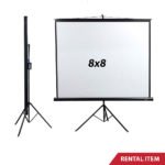 Tripod 8x8 Ft Projector Screen Tripod 8x8 Ft Projector Screen rent in srilanka