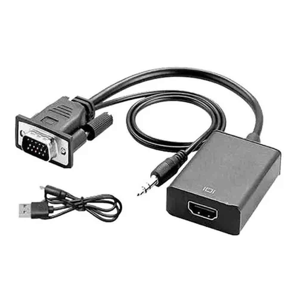 VGA to HDMI Converter with Audio Support