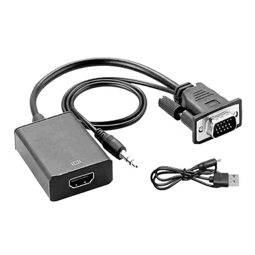 VGA to HDMI Converter with Audio Support