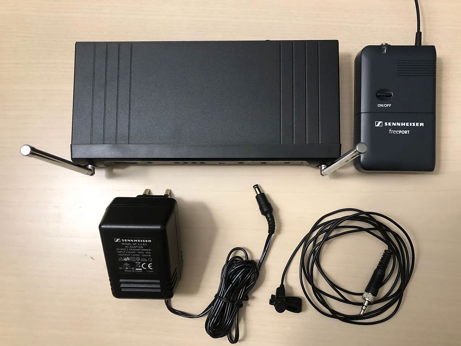 Sennheiser Wireless Clip-On Microphone System - Front View