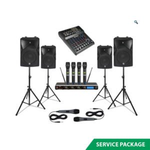Top-Notch PA System Custom Package Rental in Sri Lanka