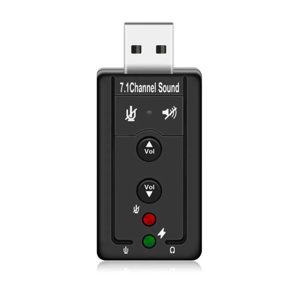 Portable USB Sound Card Adaptor for Professional Audio Setup