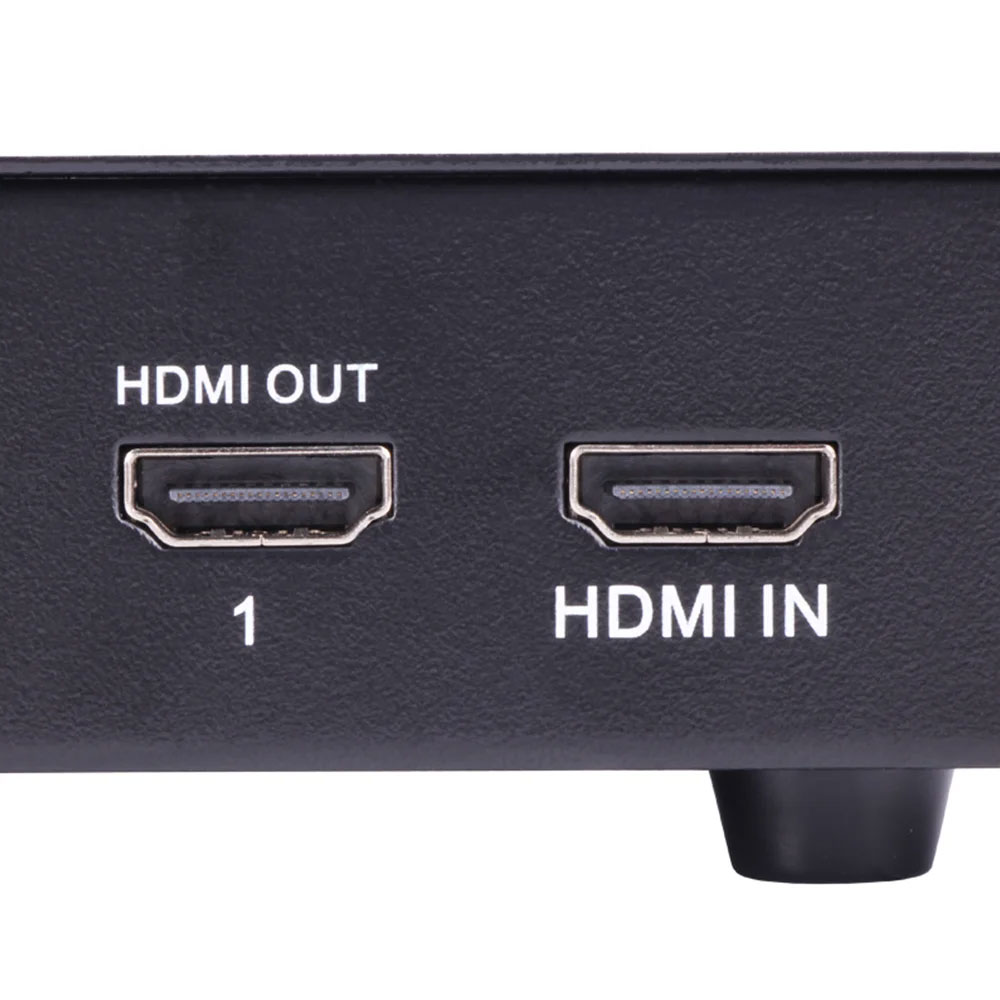VCOM 1 in 8 HDMI Splitter Front View - Rentitem.lk