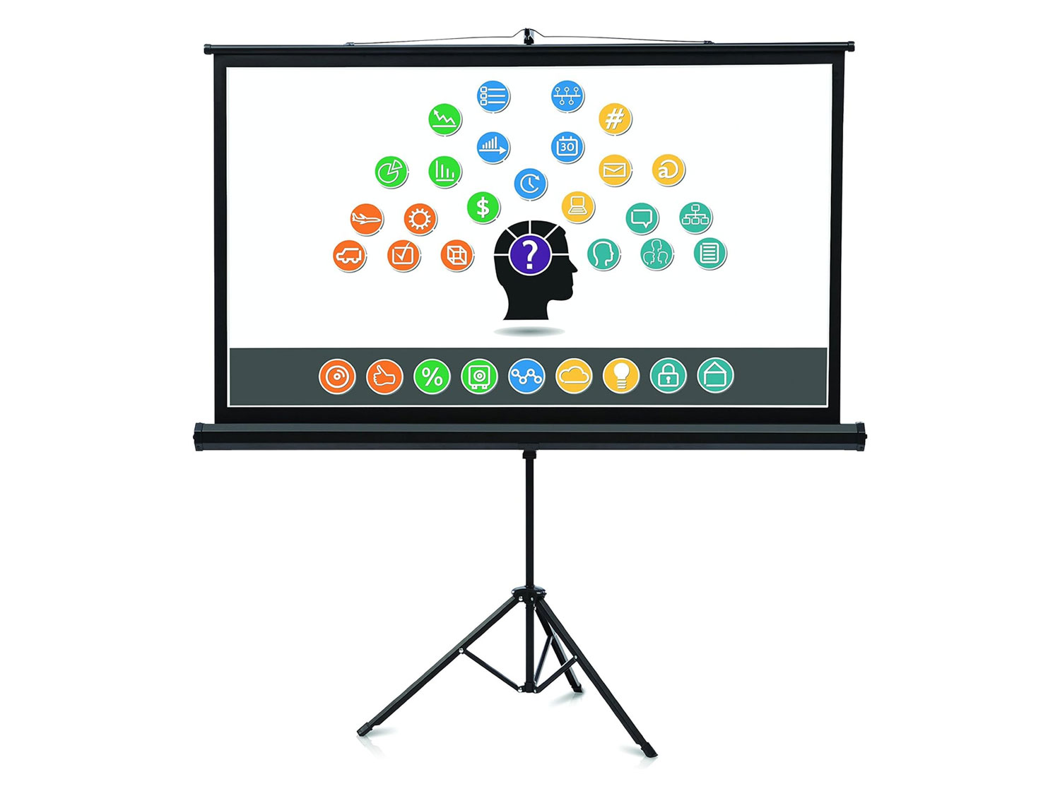 7 x 7 Feet Projector Screen for rent