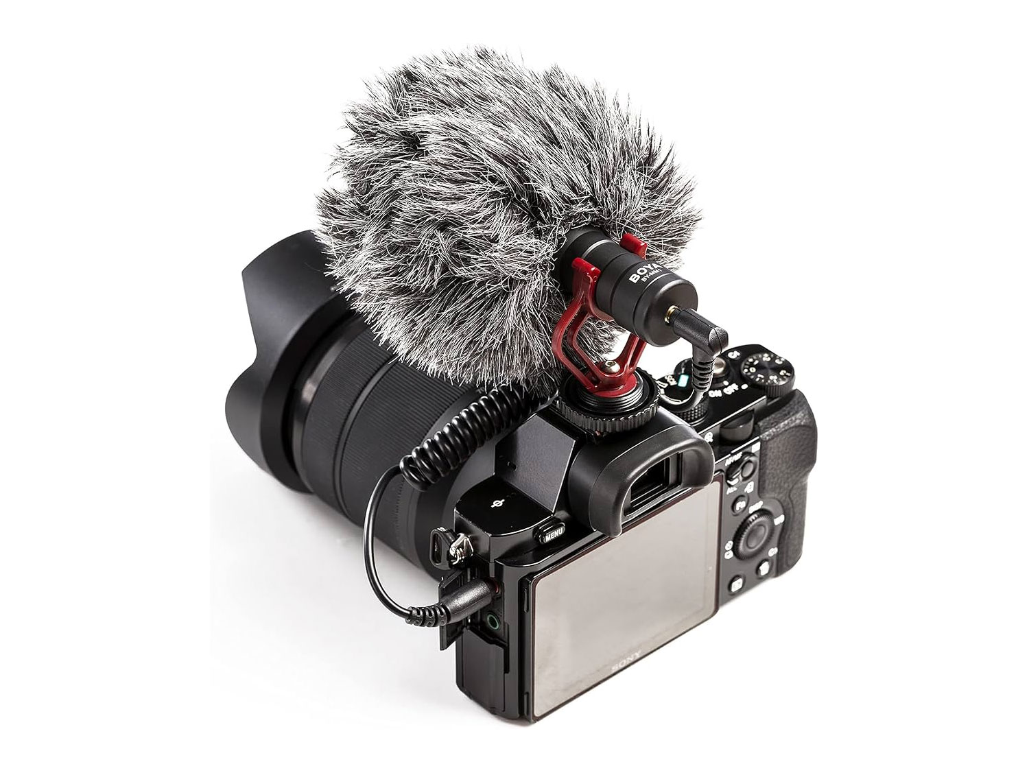 Condenser Microphone BY-MM1 with DSLR Camera
