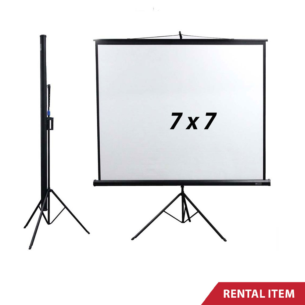 Tripod 7 x 7 Feet Projector Screen rent srilanka