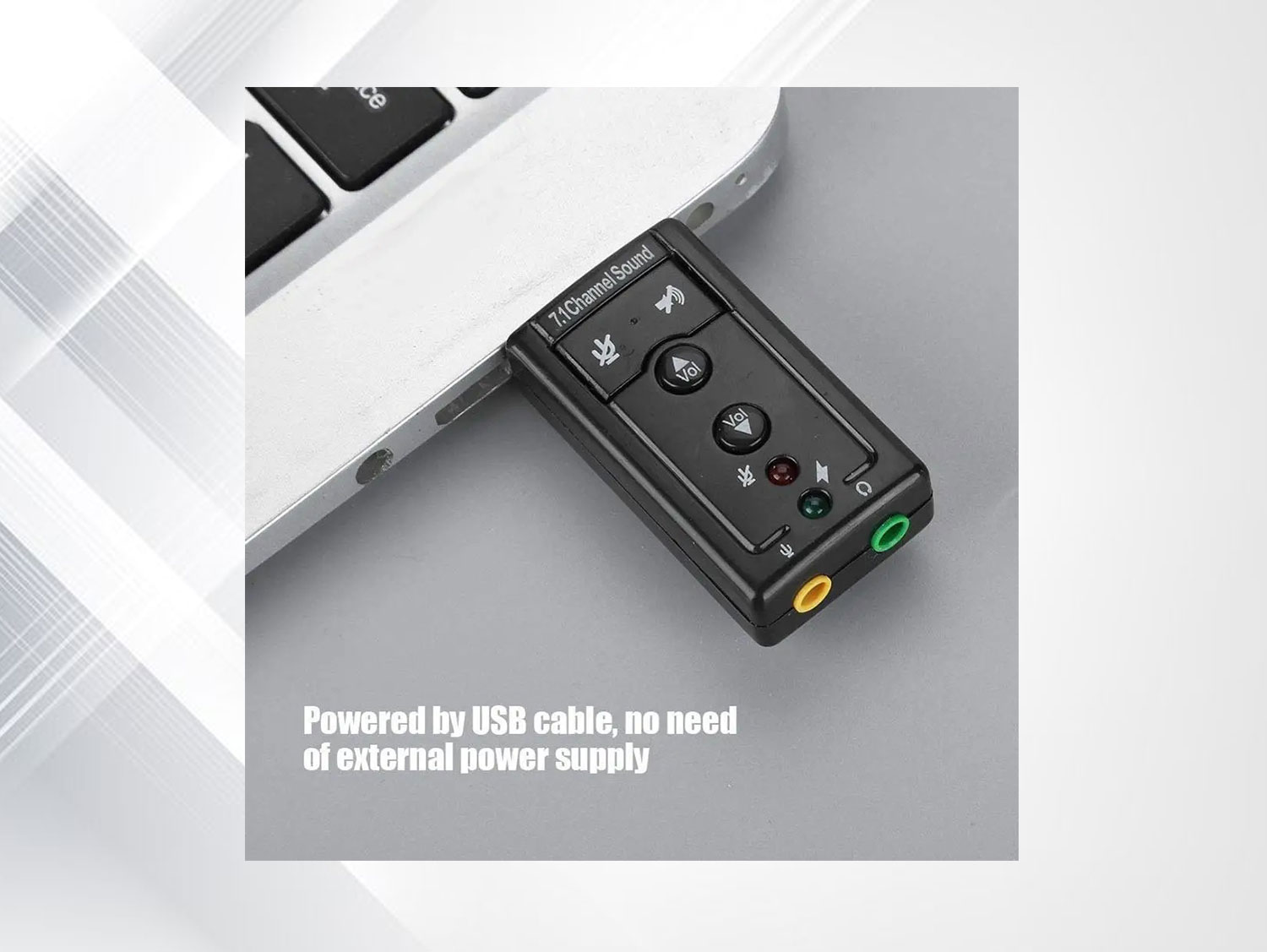 Professional USB 2.0 Sound Card Adaptor for Rent in Sri Lanka