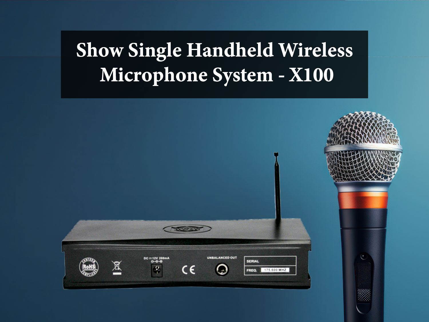 Single Handheld Wireless Microphone