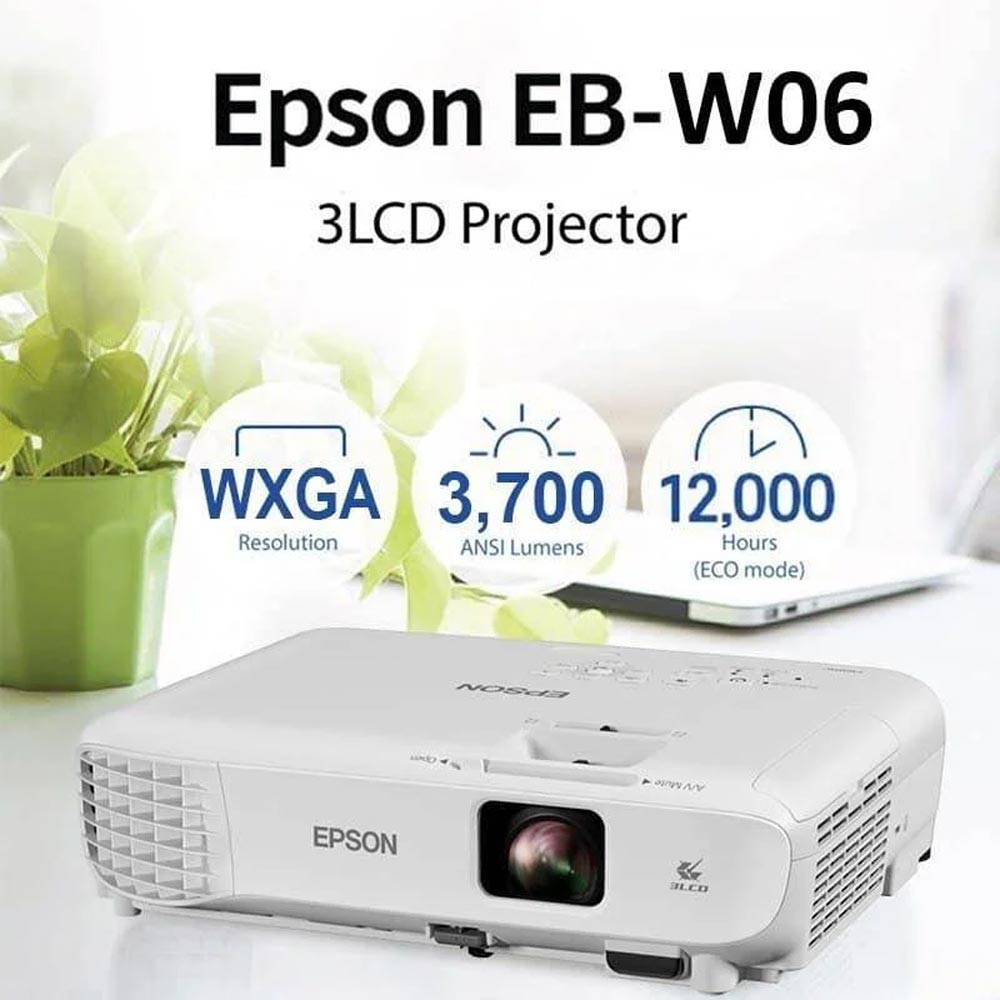 Epson EB-W06 Showcasing Corporate Presentation