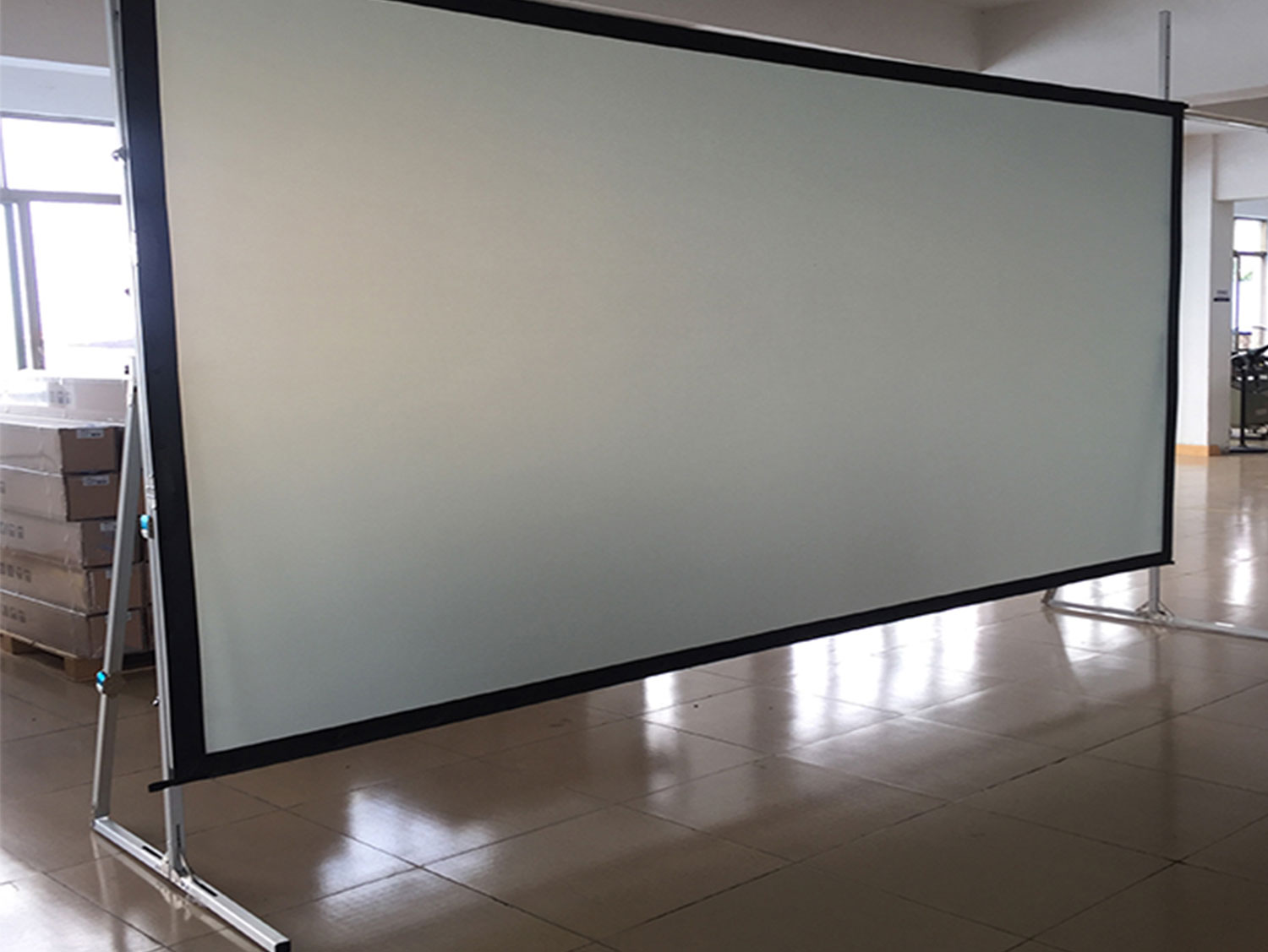 Fast Fold Projector Screen 10×8 Feet rent in Sri Lanka