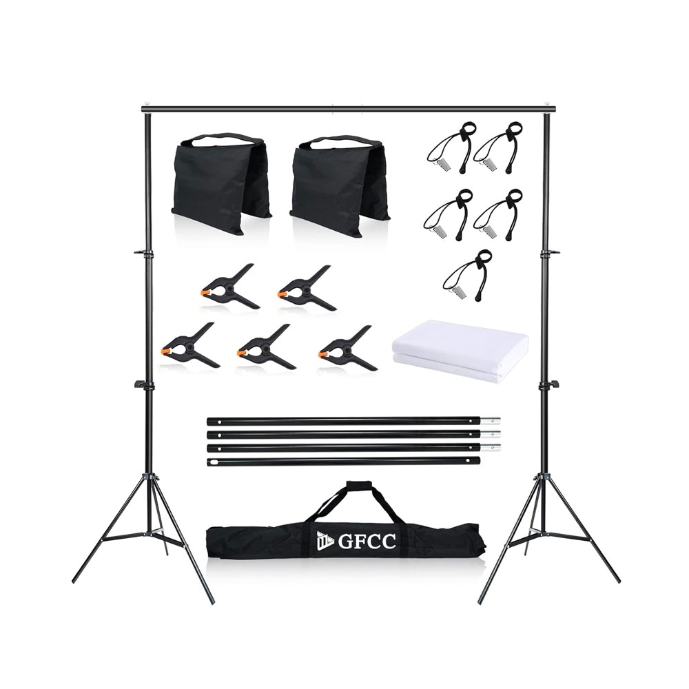 Portable Background Stand for Outdoor Photoshoots