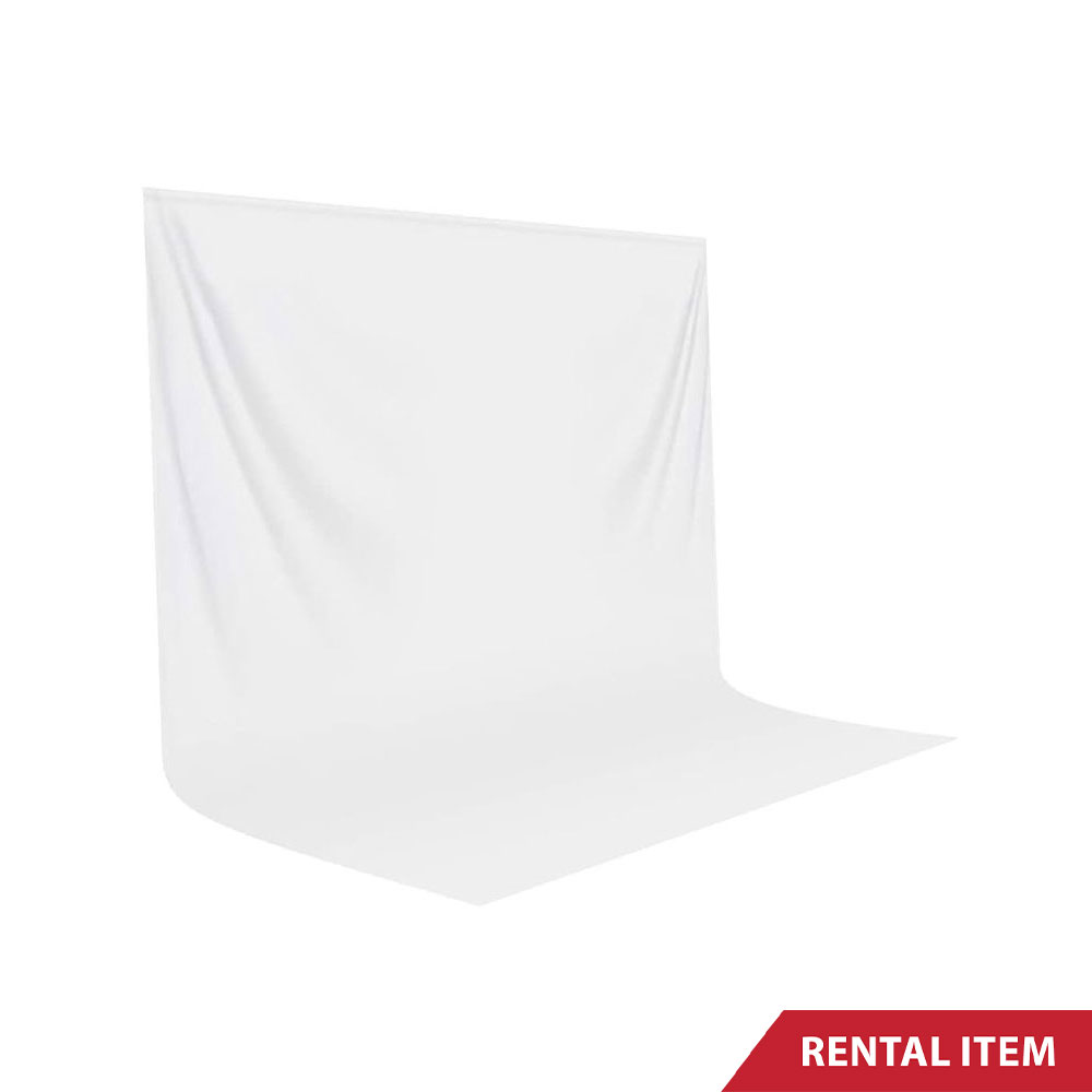 Background 10x8 feet White Screen Cloth