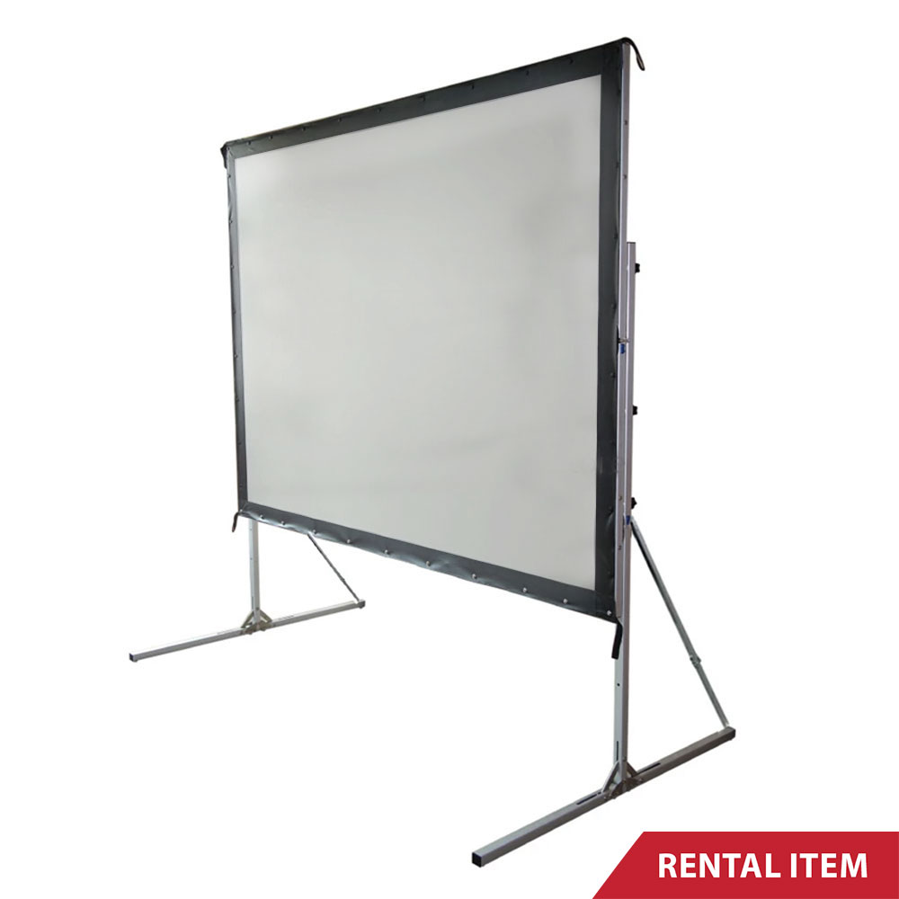 Fast Fold Projector Screen 10×8 Feet Front & Rear