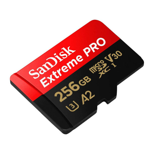 Extreme Pro 256GB Memory Card Front View