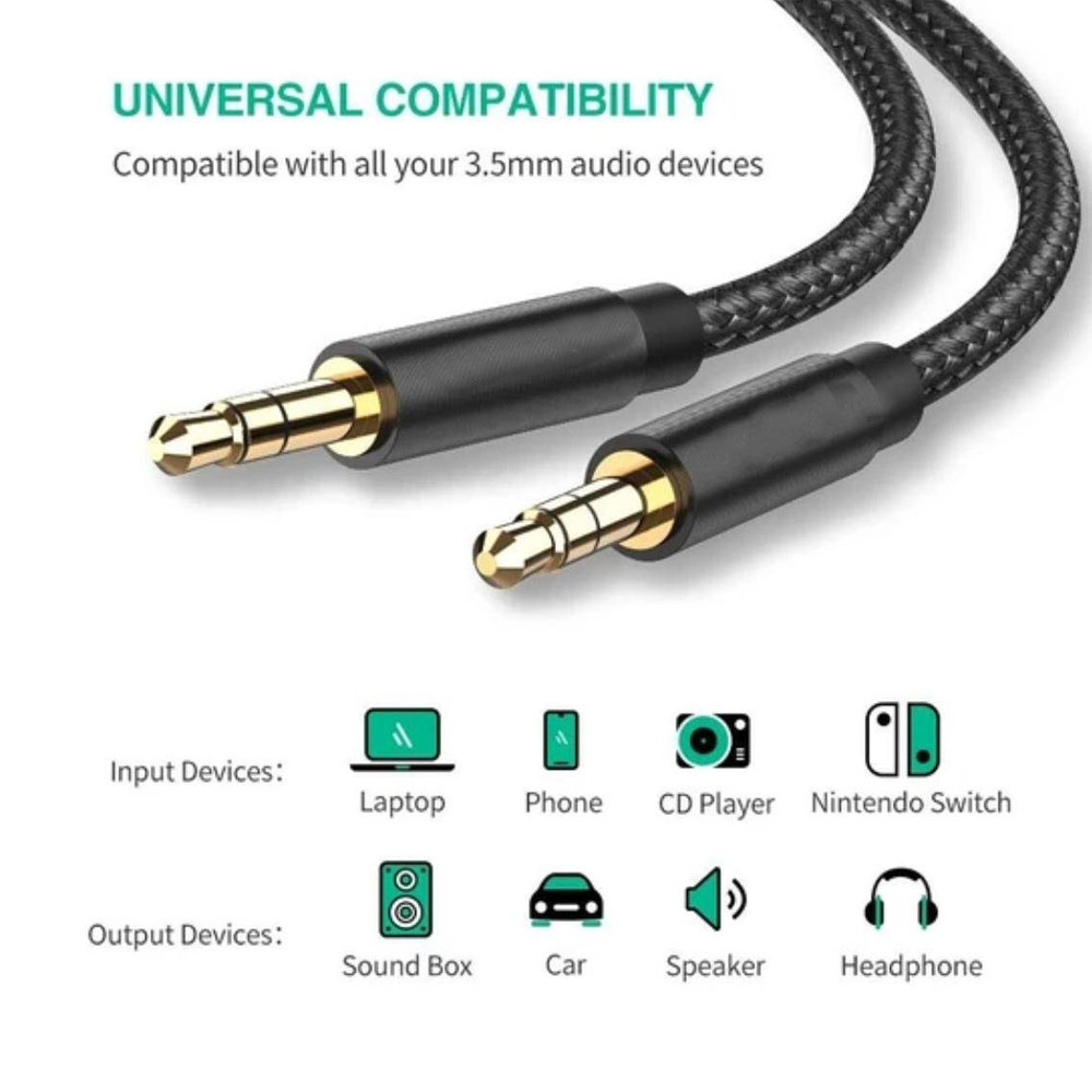10M Stereo AUX Cable Perfect for Music Video Production