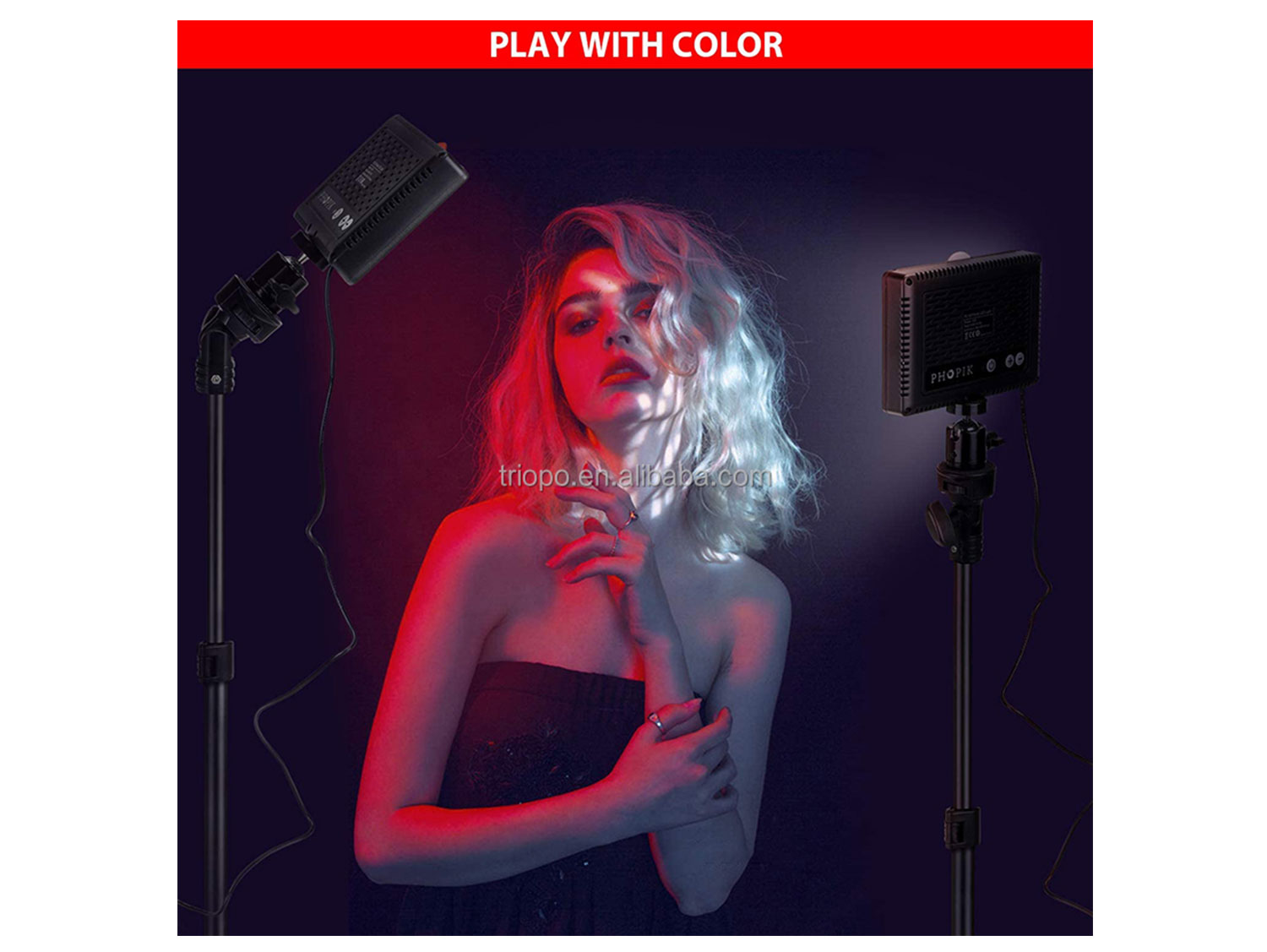 Versatile Tripod Light Stand for Video Shoots and Music Videos