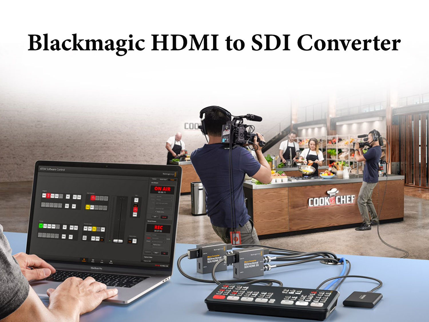 Seamless Signal Conversion - Blackmagic HDMI to SD