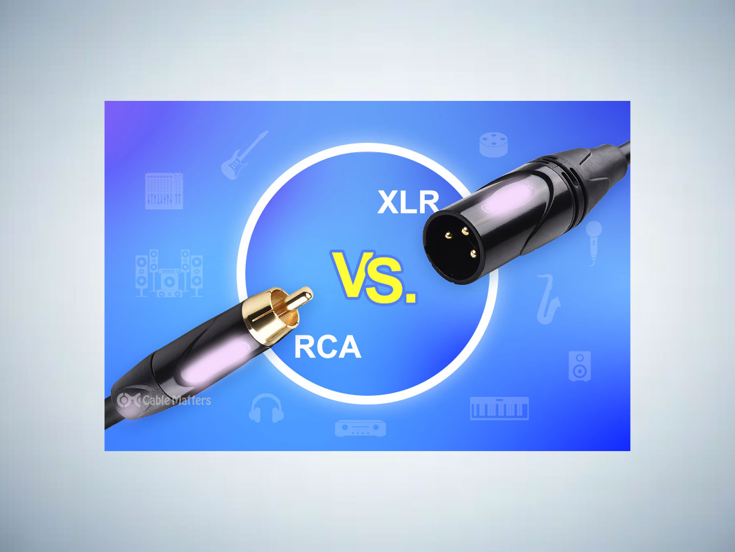 RC Male to XLR Male Converter for High-Quality Audio
