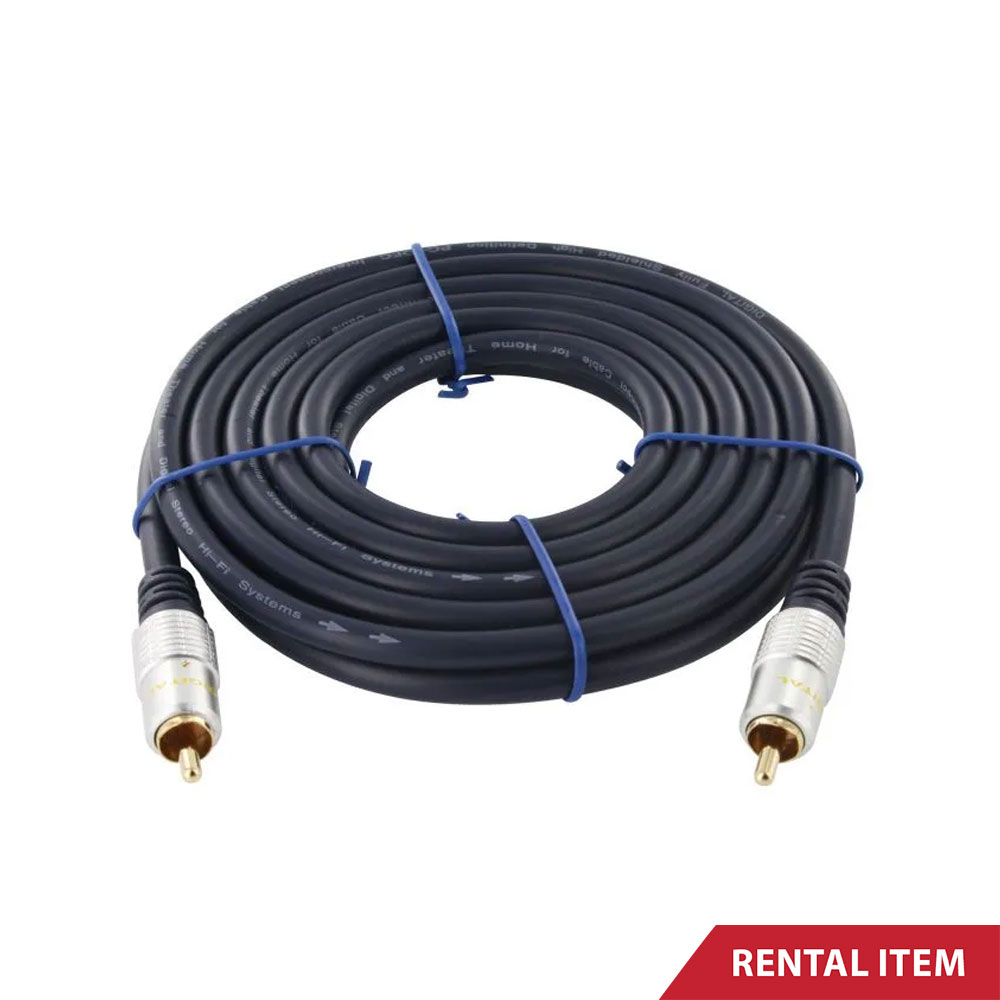 RCA Single Cable 15 Meter for High-Quality Audio-Visual Events
