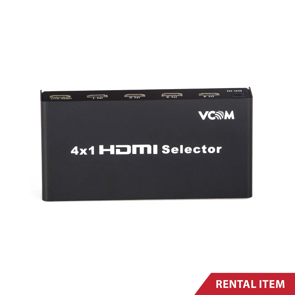 VCOM 4 in 1 Out Switcher Front View