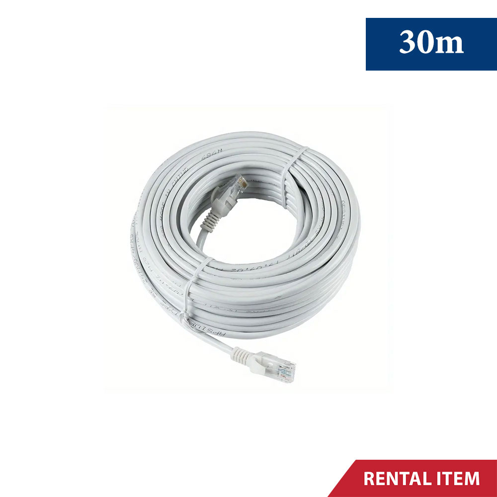30 Meter CAT 6 Network Cable rental for Sri Lankan events