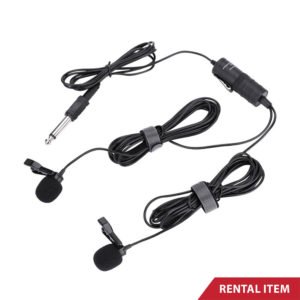 BOYA Wire Dual Lavalier Microphone Hire in Sri Lanka