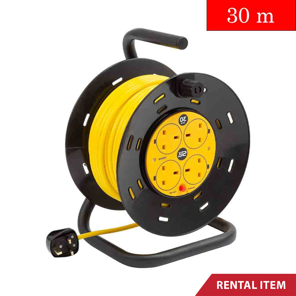 Power Extension Reel 4 Way 30 Meter