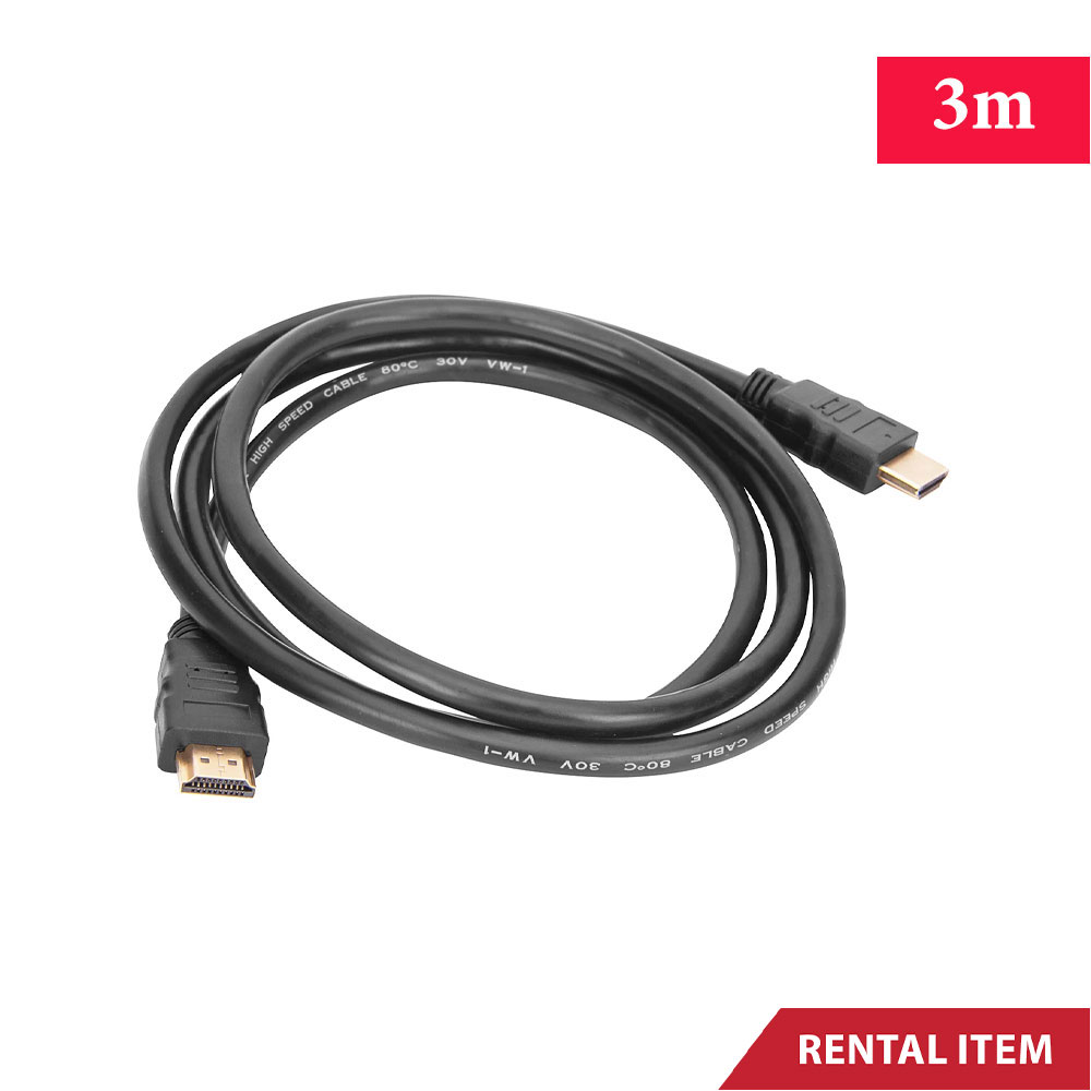 1.4v HDMI Cable 3 Meter FHD for rent in Sri Lanka