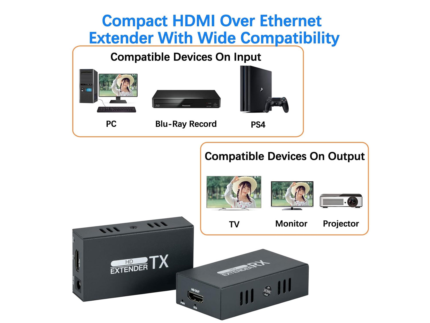 Robust HDMI Extender for Outdoor Wedding Setup