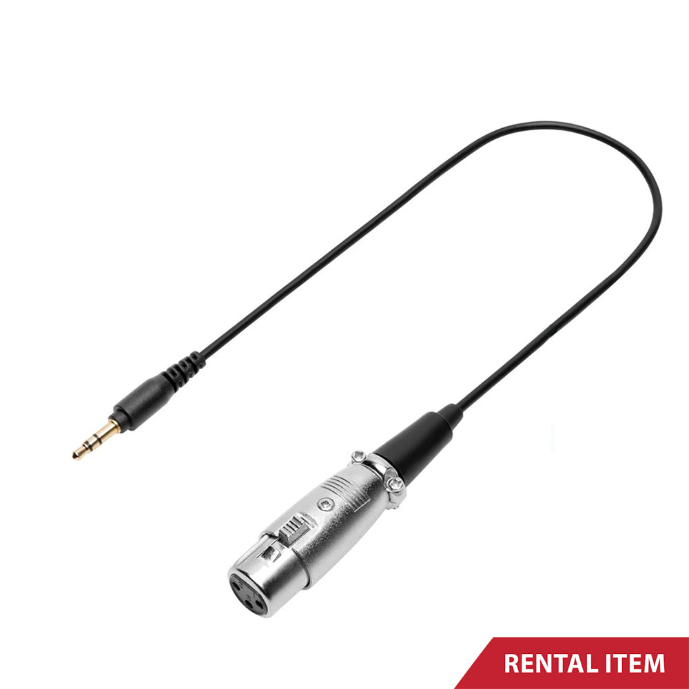 3.5mm Male to Female XLR Converter for Professional Audio - rentitem.lk